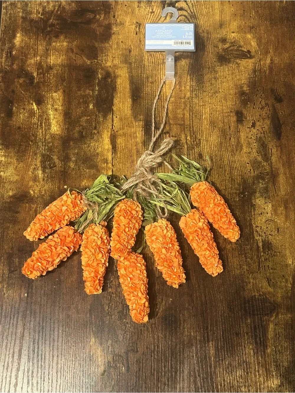 Ashland Paper Carrot Garland